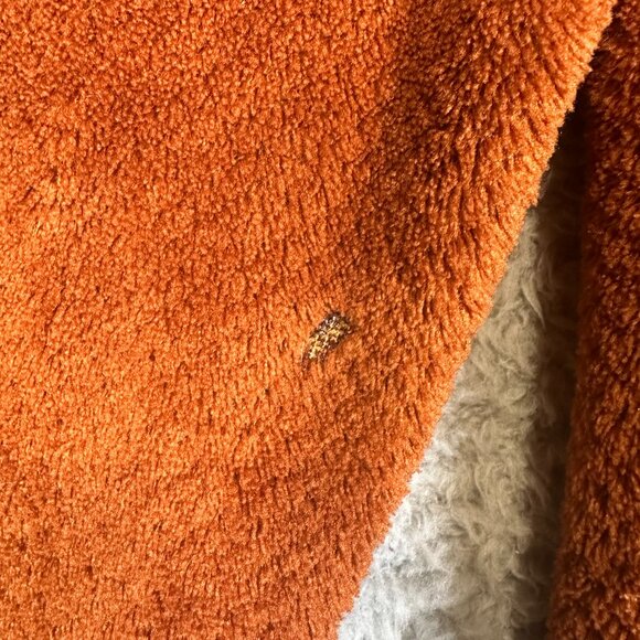 Patagonia Synchilla Snap-T Pullover Fleece Shirt Jacket Burnt Orange Aqua Size M - Picture 7 of 13